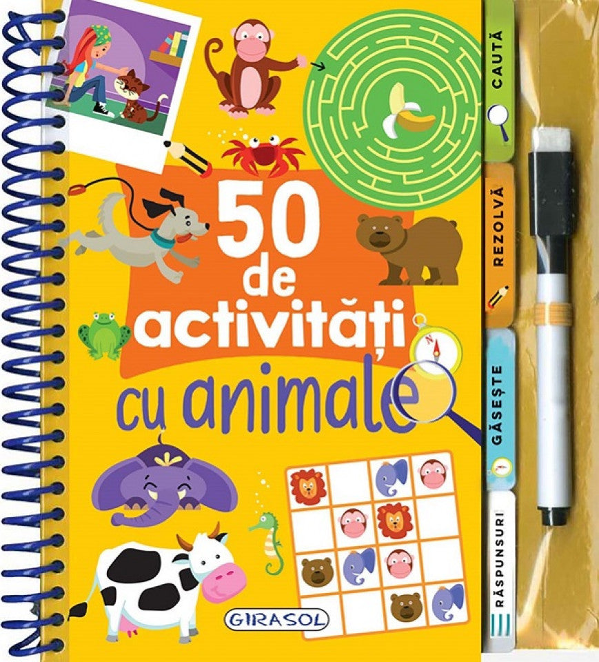 50 de activități cu animale