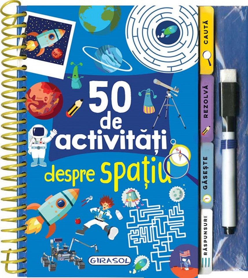 50 de activități despre spațiu