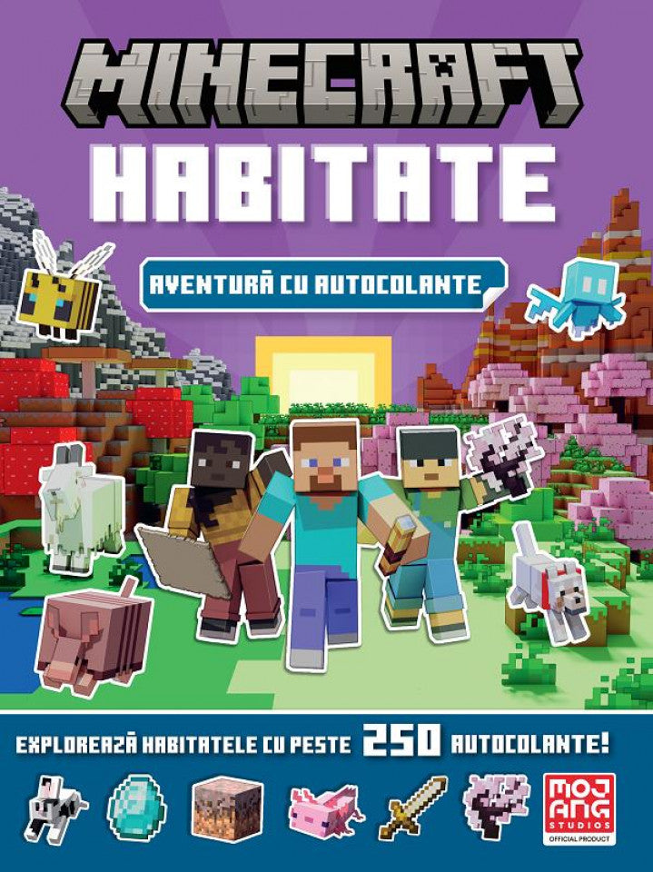 Minecraft. Habitate. Aventură cu autocolante