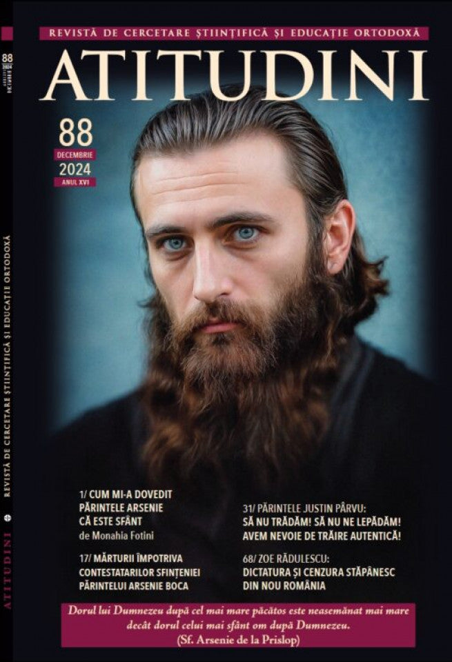 Atitudini - Revistă de gândire şi trăire românească - Nr. 88-2024