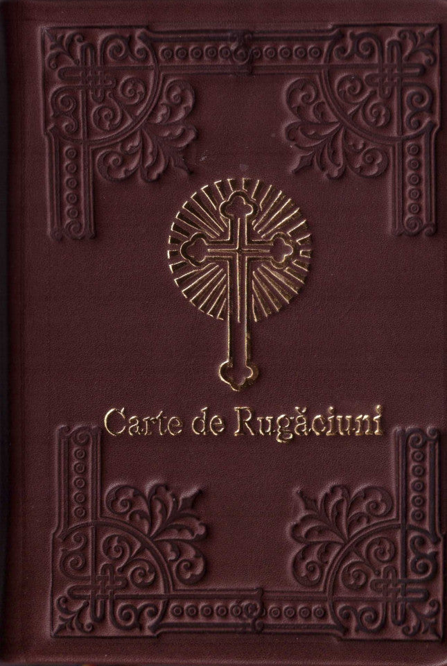 Carte de rugăciuni cu scris mare legată în piele, 461 pag.)