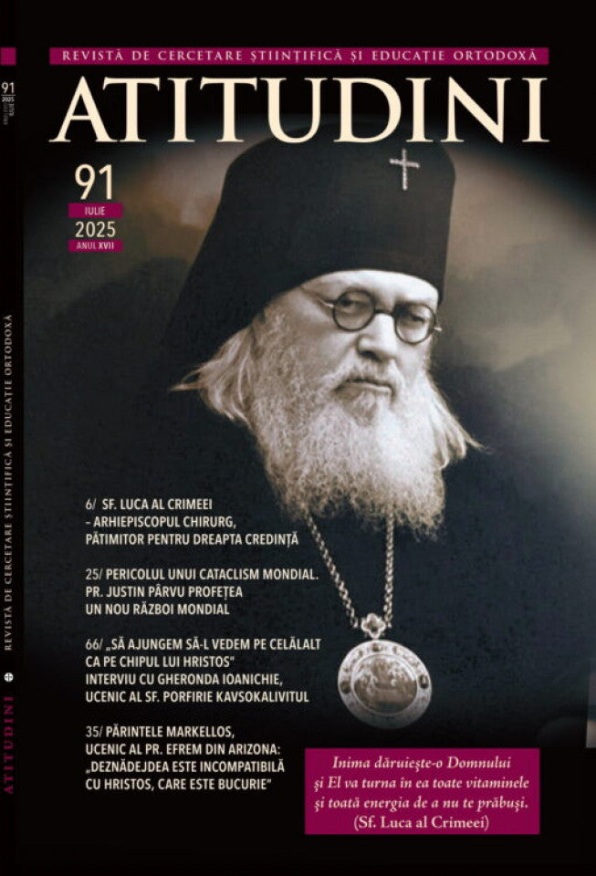 Atitudini - Revistă de cercetare științifică și educație ortodoxă - Nr. 91/2025