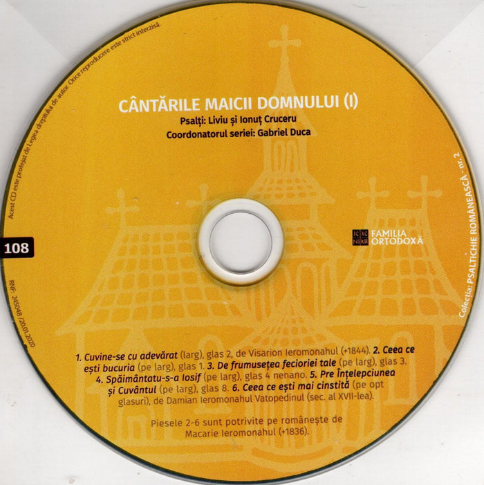 CD - Cântările Maicii Domnului