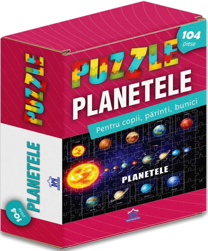 Planetele. Puzzle. 104 piese