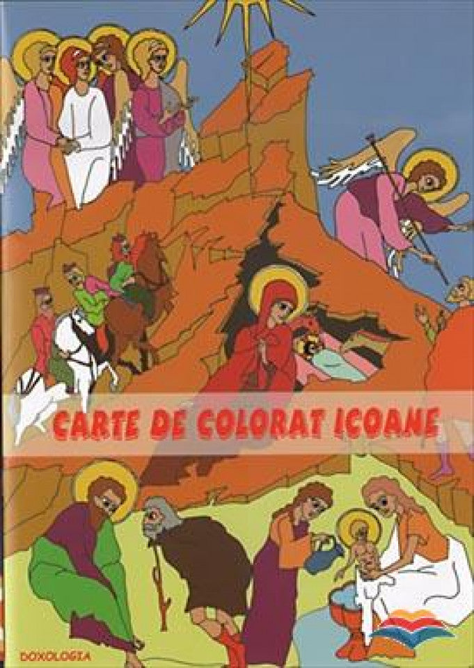 Carte de colorat icoane