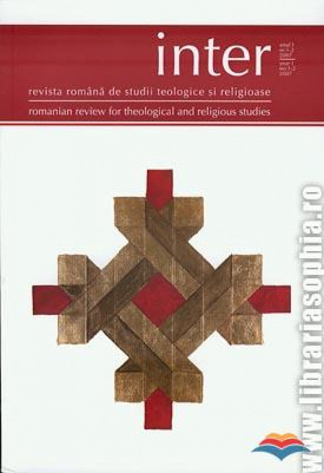 Inter. Revista romana de studii teologice si religioase nr. 1-2/2007