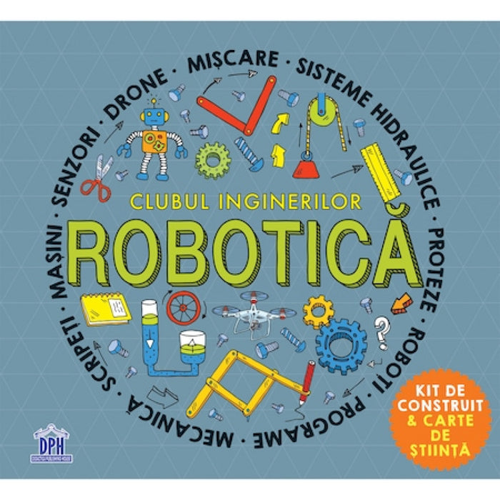 Robotică. Kit de construit și carte de știință