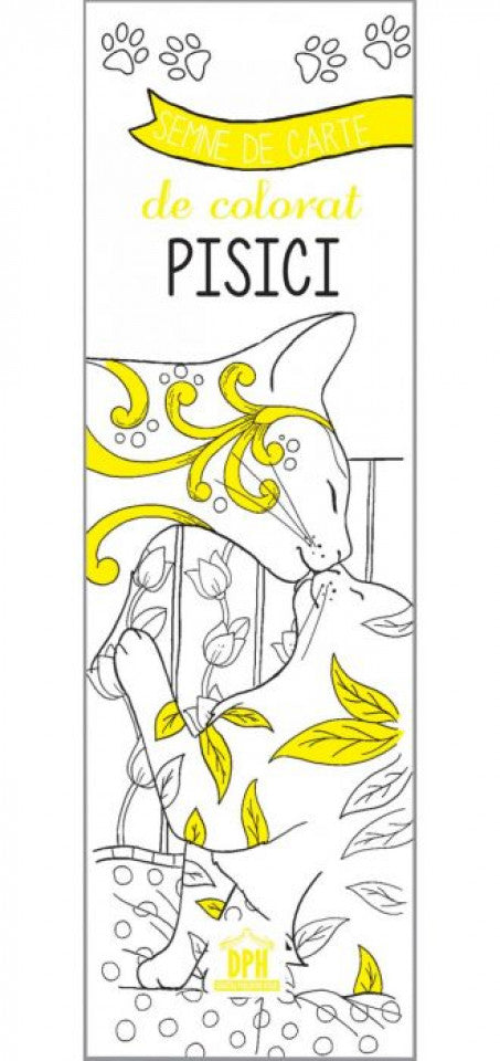 Semne de carte de colorat. Pisici