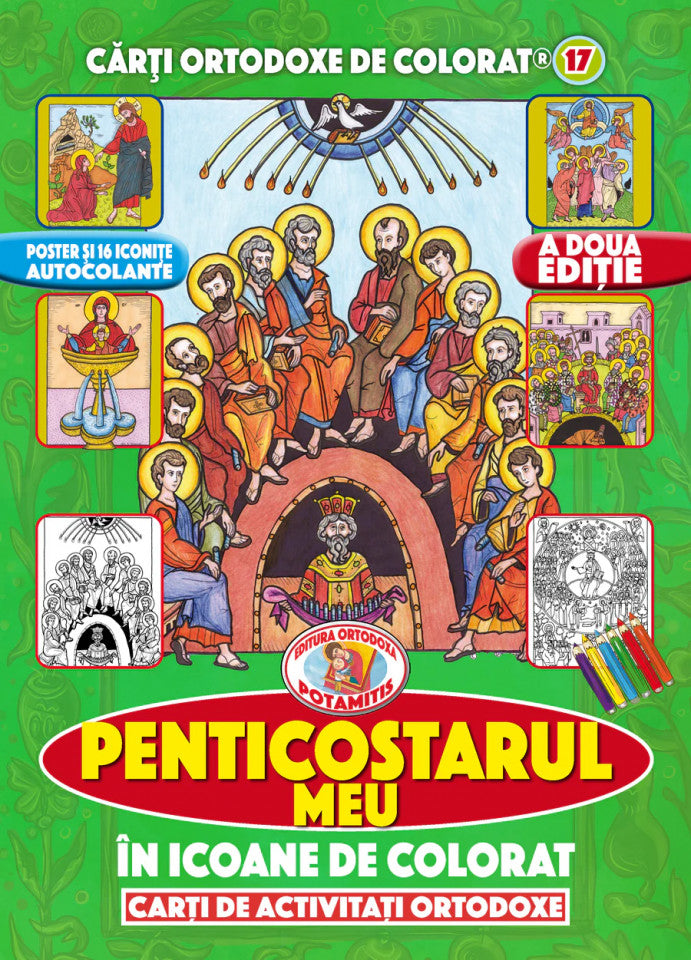 Penticostarul meu în icoane de colorat
