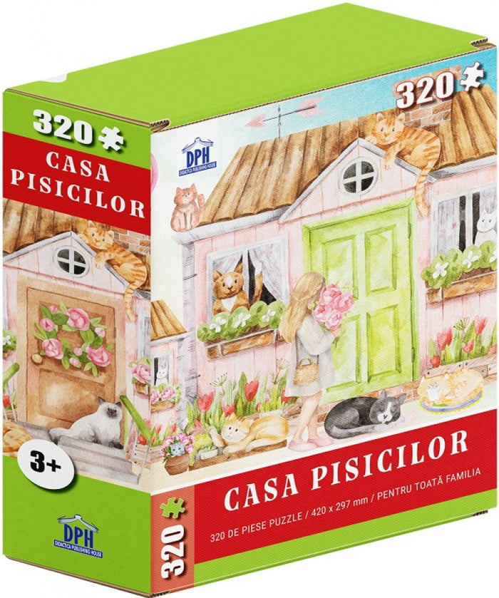 Casa pisicilor - Puzzle 320 de piese