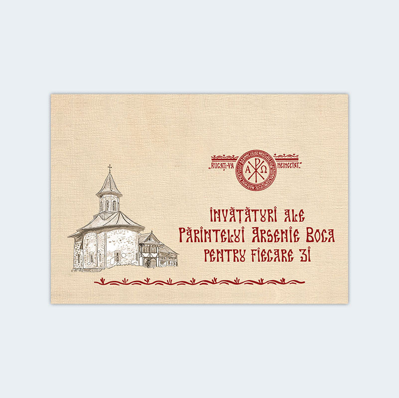 Învățături ale Părintelui Arsenie Boca pentru fiecare zi (format calendar)