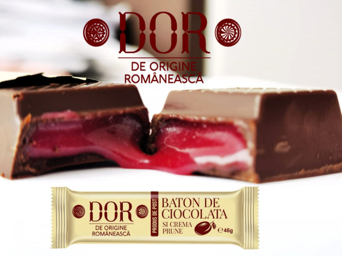 Baton ciocolată și cremă de prune