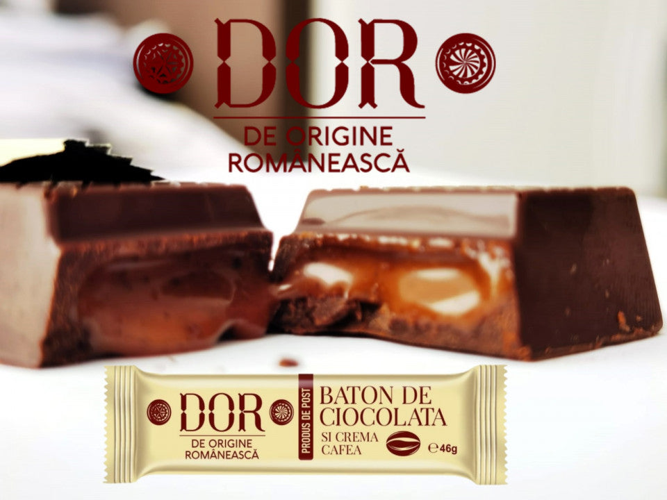 Baton ciocolată și cremă de cafea