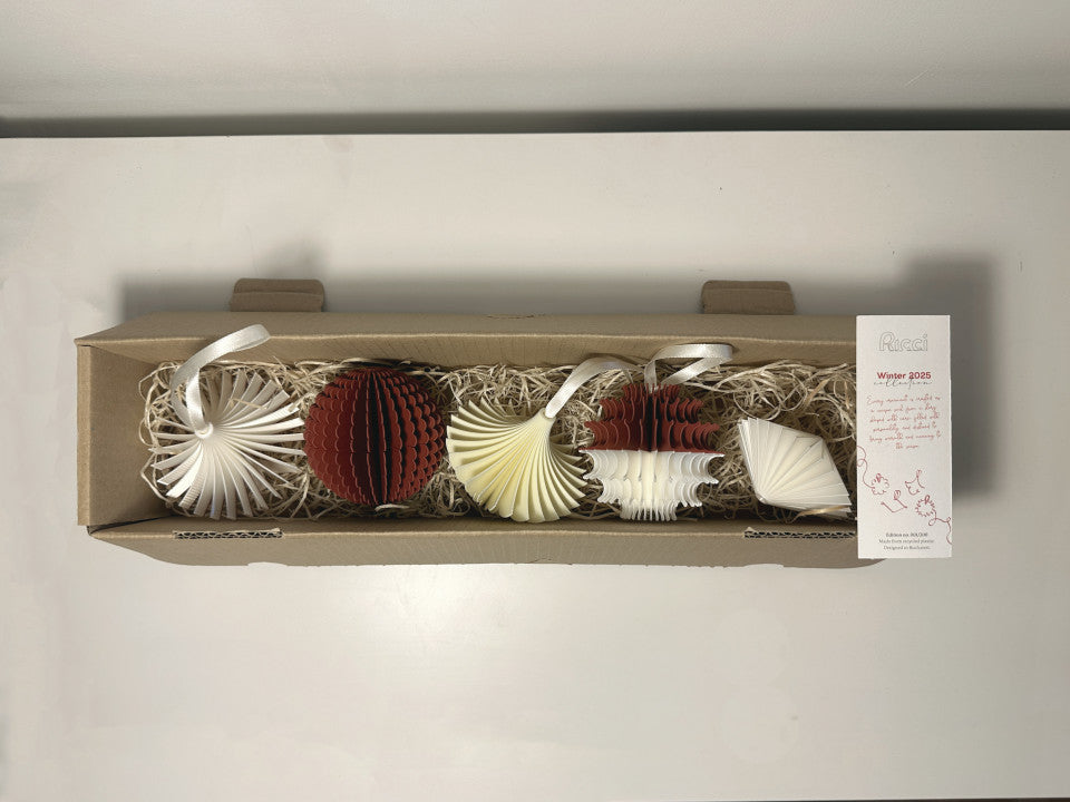 Set 5 globuri de Crăciun - Mix