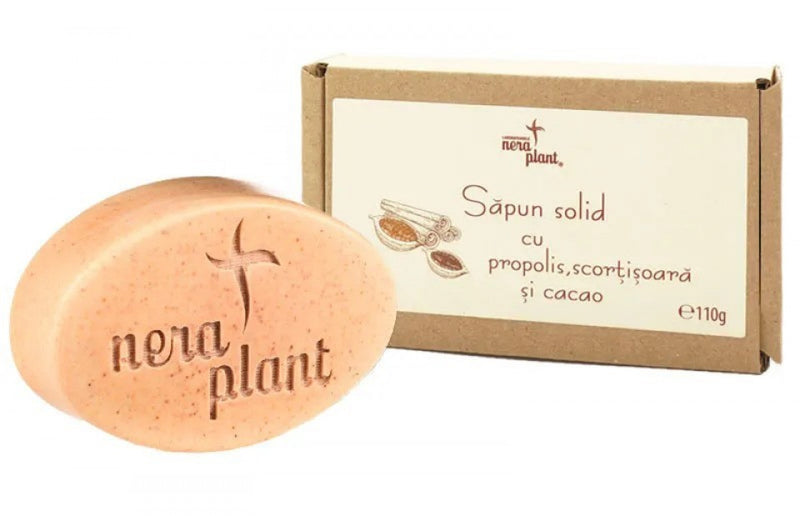 Săpun solid cu propolis, scorțișoară și cacao 110g