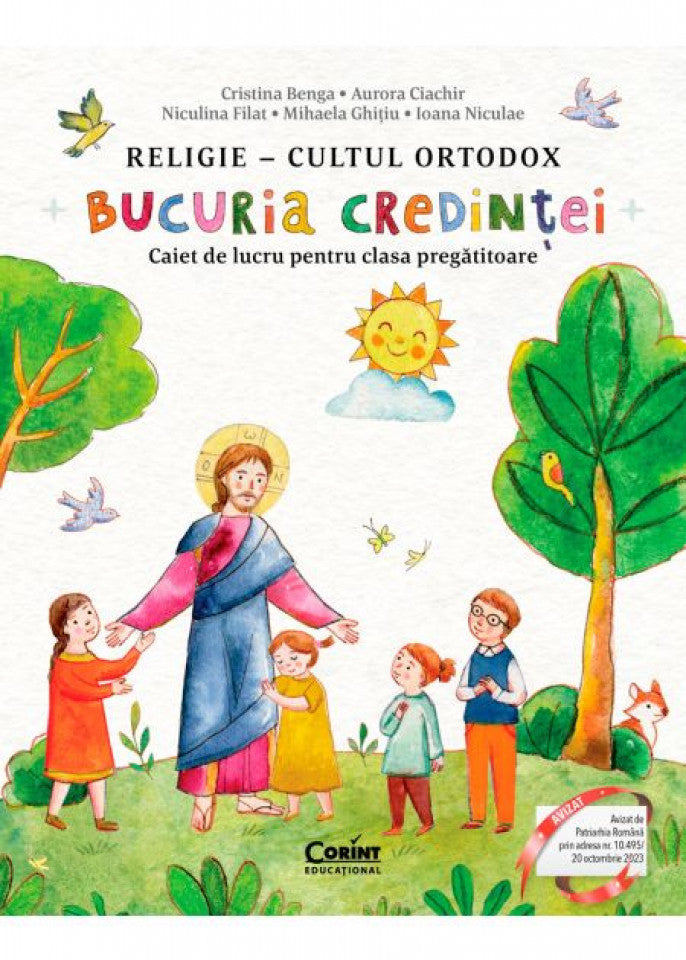 Bucuria credinței. Religie – cultul ortodox. Caiet de lucru pentru clasa pregătitoare