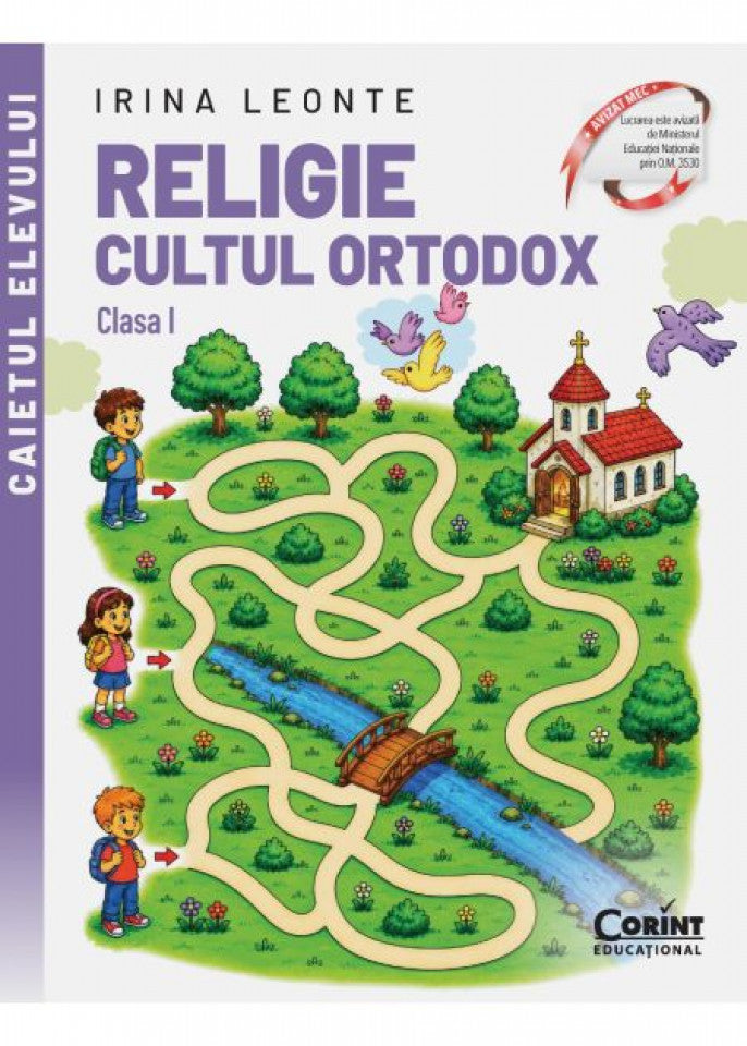 Religie. Cultul ortodox. Caietul elevului pentru clasa I