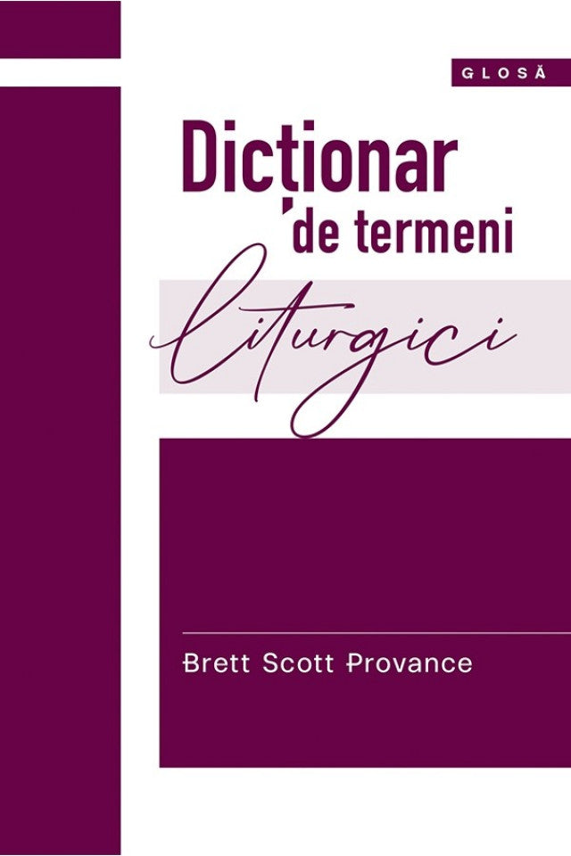 Dicționar de termeni liturgici