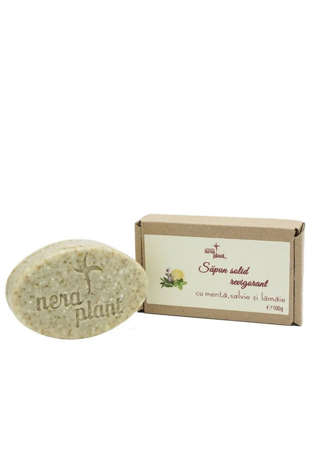 Săpun solid cu mentă, salvie și lămâie 100g