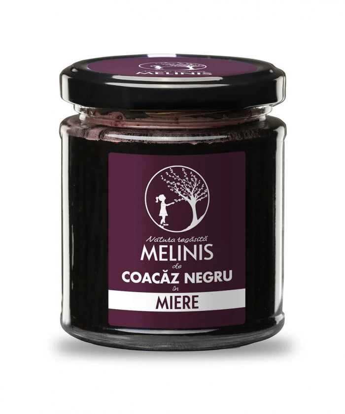 Melinis cu Coacăz Negru - Miere de Salcâm cu Coacăz Negru (Ribes nigrum), 230 g