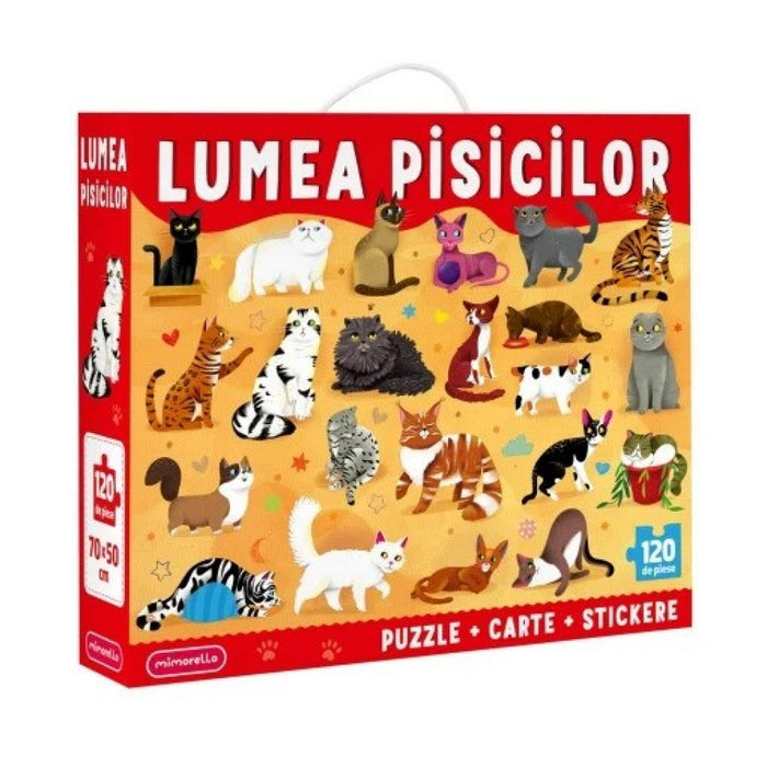 Puzzle Mimorello - Lumea Pisicilor