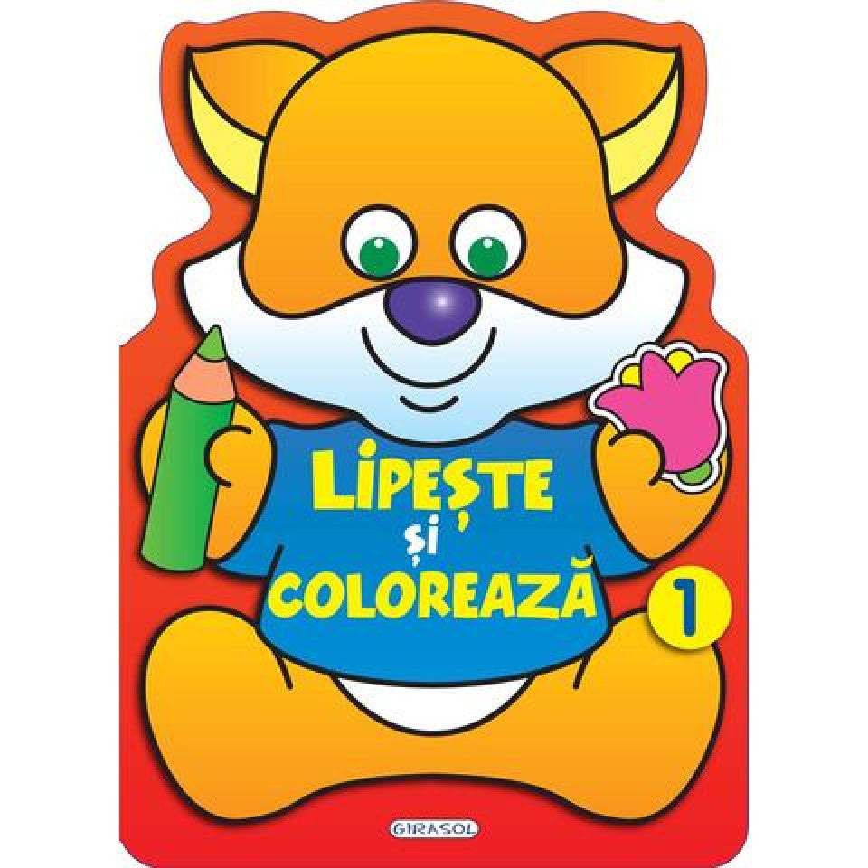 Lipește și colorează: 1