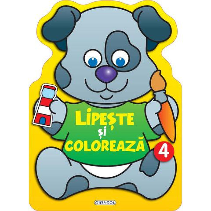 Lipește și colorează: 4