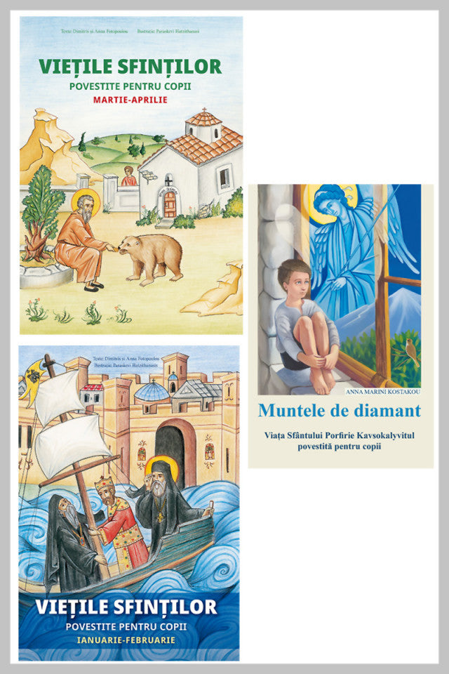 Pachet - Viețile sfinților povestite pentru copii