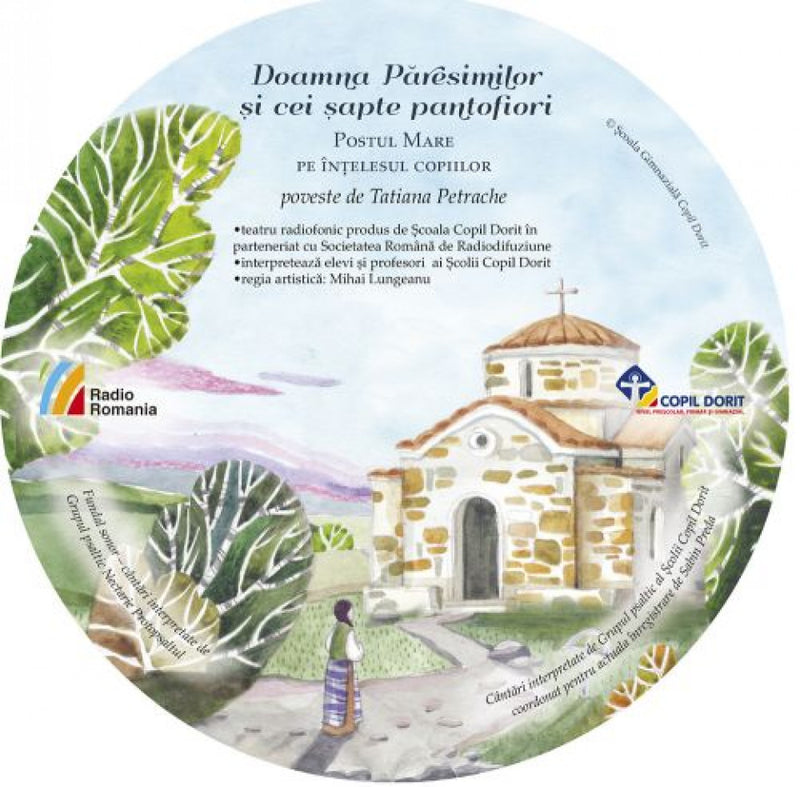 CD Doamna Păresimilor și cei șapte pantofiori. Postul Mare pe înțelesul copiilor - CD (plic)