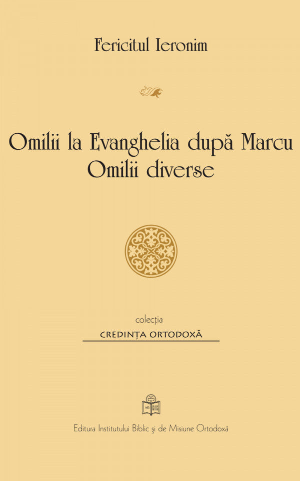 Omilii la Evanghelia după Marcu. Omilii diverse