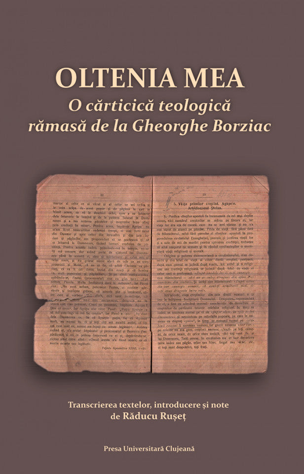 Oltenia mea: o cărticică teologică rămasă de la Gheorghe Borziac