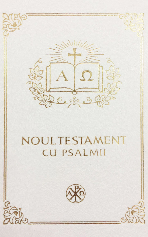 Noul Testament cu Psalmii format mijlociu 053 alb