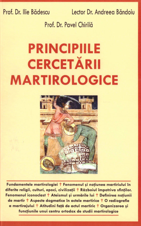 Principiile cercetării martirologice