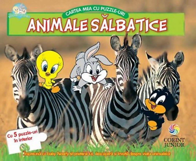 Animale sălbatice. Cartea mea cu puzzle-uri (Baby Looney Tunes)