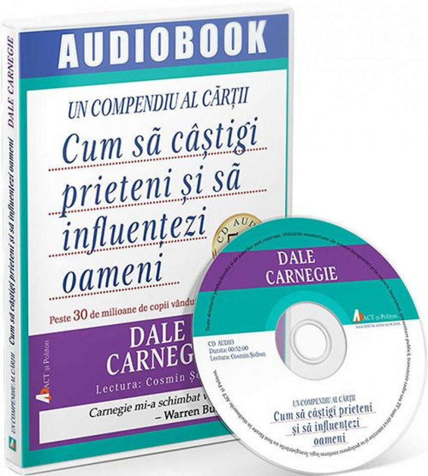 Audiobook: Un compendiu al cărţii Cum să câ§tigi prieteni şi să influenţezi oameni