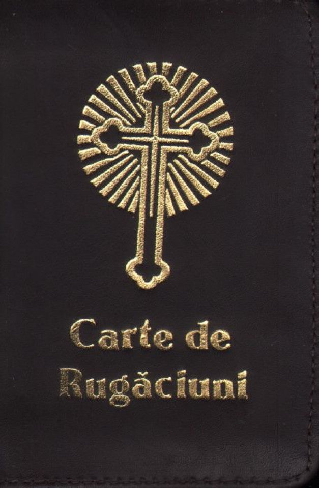 Carte de rugăciuni cu acatistele zilelor săptămânii (legată în piele, cu fermoar, format mic)