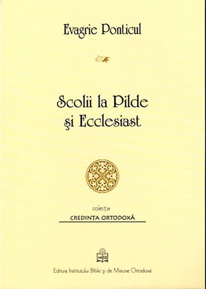 Scolii la Pilde şi Ecclesiast