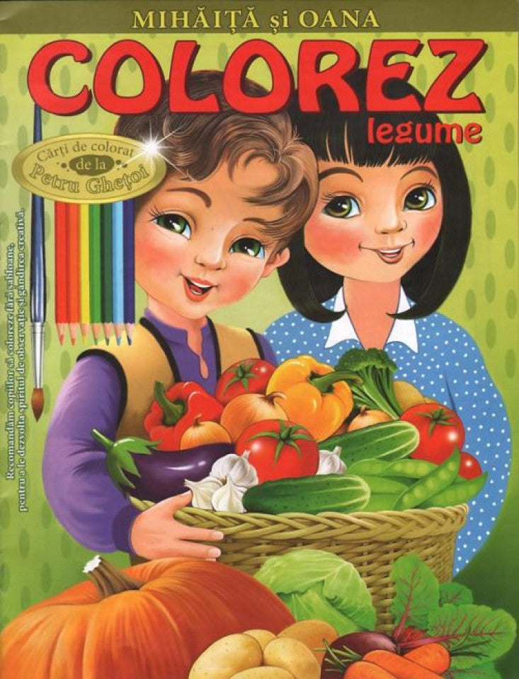 Mihăiță și Oana: colorez legume