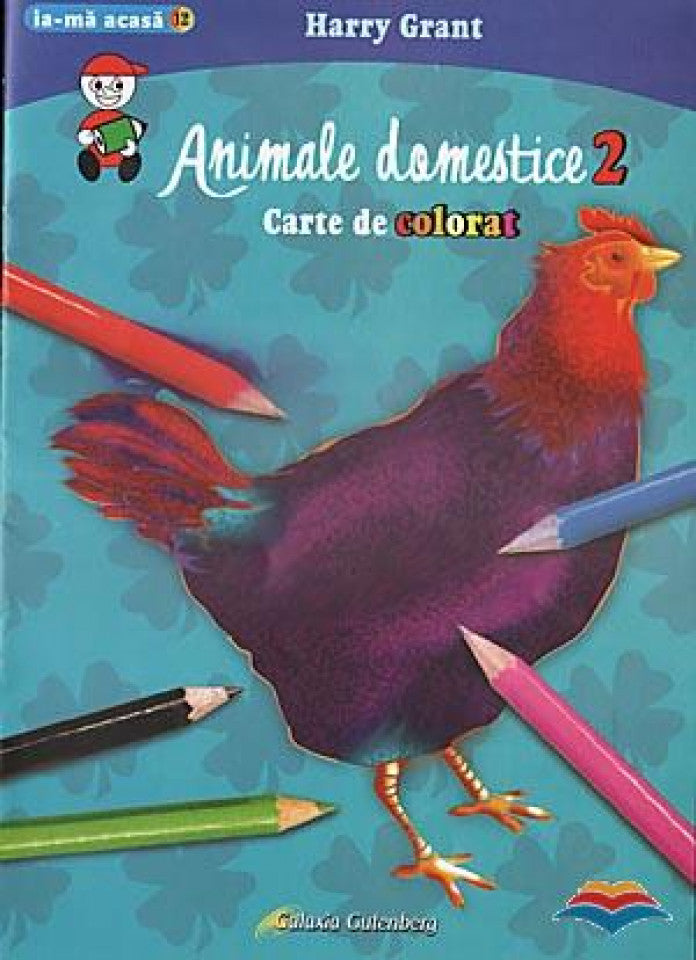 Animale domestice 2. Carte de colorat