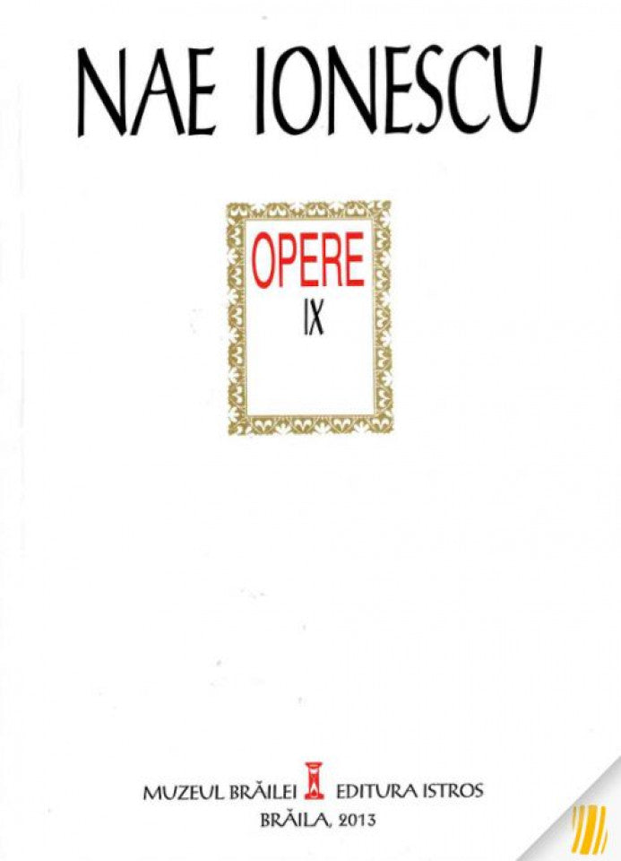 Opere. Vol. IX