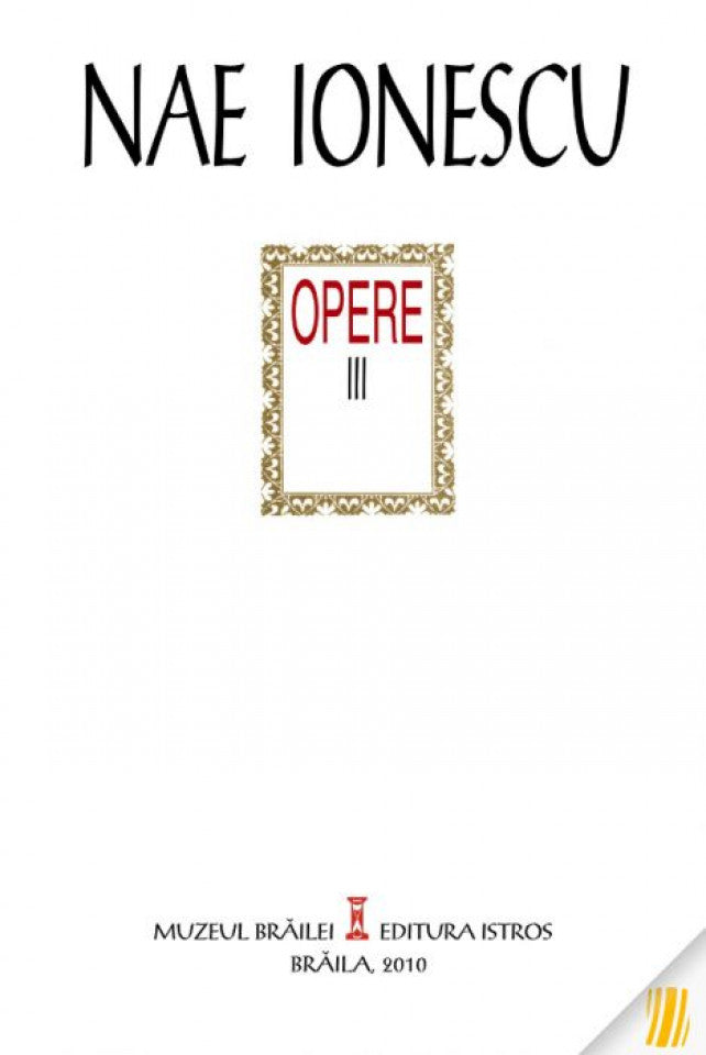 Opere. Vol. III